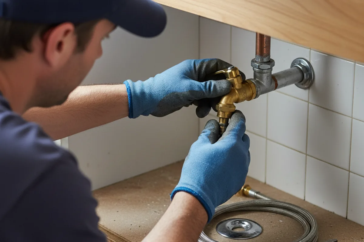 Shutoff valve and fitting work during Faucet and Fixture Repair in Gillett Grove